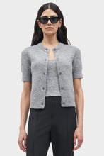 Load image into Gallery viewer, Sanoura SS Cardigan - Grey Melange
