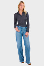 Load image into Gallery viewer, Featherweight Cashmere Polo - Granite
