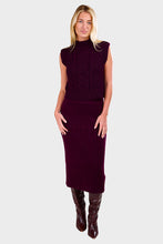 Load image into Gallery viewer, Pia Tube Skirt - Bordeaux
