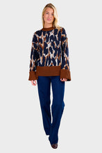 Load image into Gallery viewer, Leopard Print Knit Sweater
