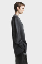 Load image into Gallery viewer, 0145 Oversized Knitted Sweater - Dark Grey
