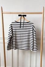 Load image into Gallery viewer, Bateau Top - Navy Stripe
