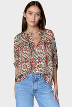 Load image into Gallery viewer, Mandarin Collar Top - Batik
