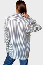 Load image into Gallery viewer, Ryan Shirt - Ivory Stripe Silk
