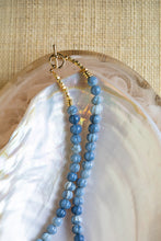 Load image into Gallery viewer, Cornflower Blue Opal Rondelle Candy Necklace
