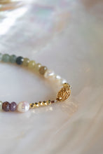 Load image into Gallery viewer, Rainbow Sapphire &amp; Pearl Bracelet
