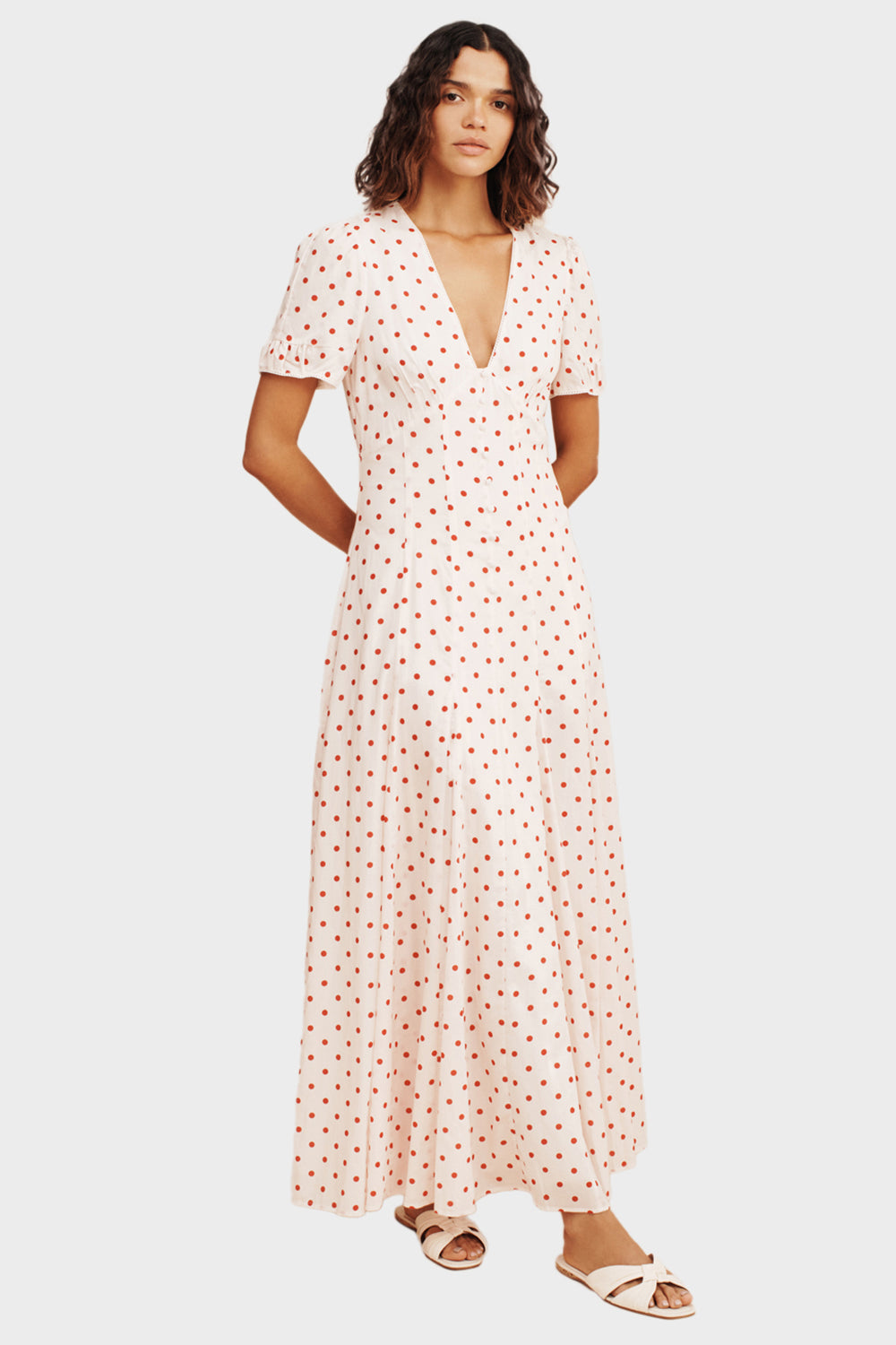 Paloma Dress - Petite Polka Dot