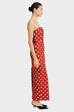 Load image into Gallery viewer, Romeo Strapless Dress - Polka Dot
