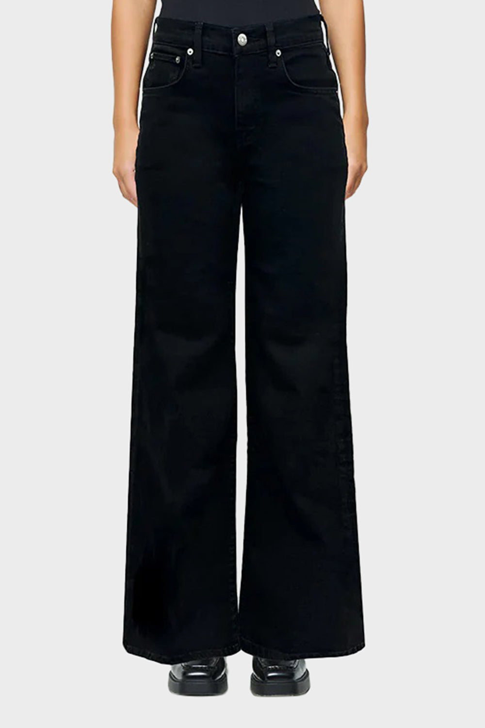 Romi French Wide Leg - Onyx