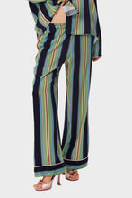 Load image into Gallery viewer, Pastelle Oversized Pants - Teal Stripes
