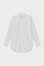 Load image into Gallery viewer, The Oversized Pearl Pocket Shirt - White
